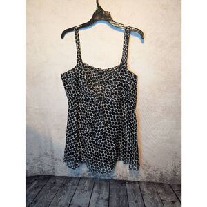 Nine West lined silk tank top size 2x